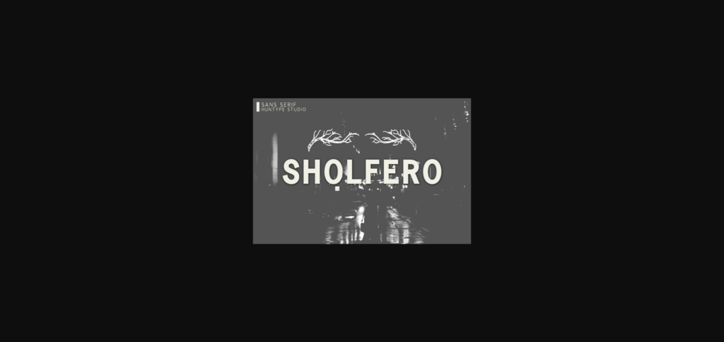 Sholfero Font Poster 1