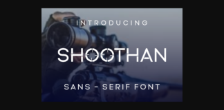 Shoothan Font Poster 1