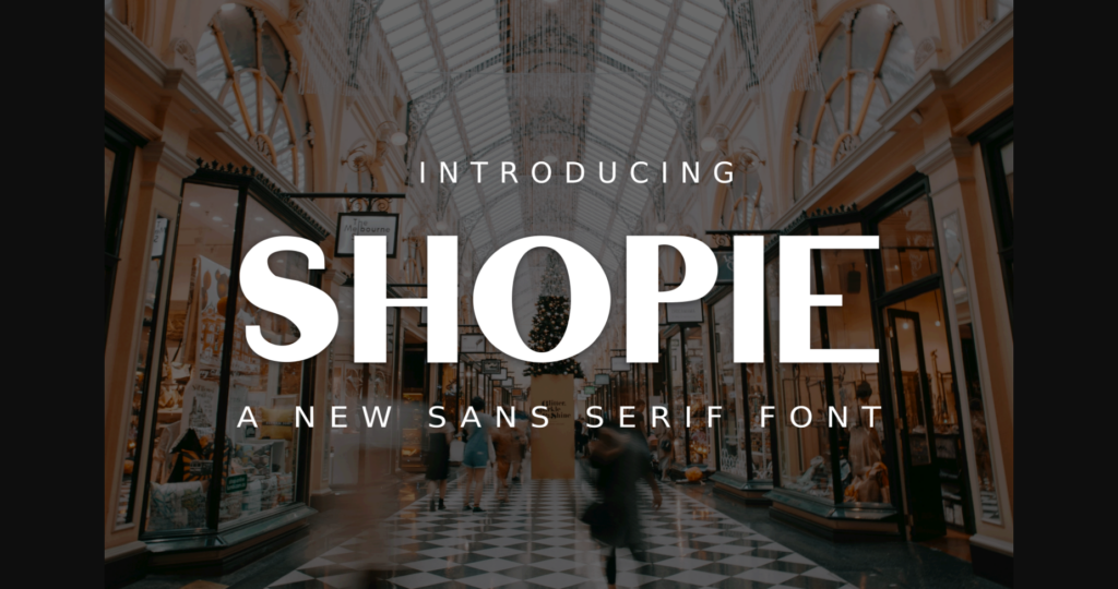 Shopie Font Poster 1