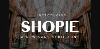 Shopie Font Poster 1