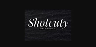 Shotcuty Font Poster 1