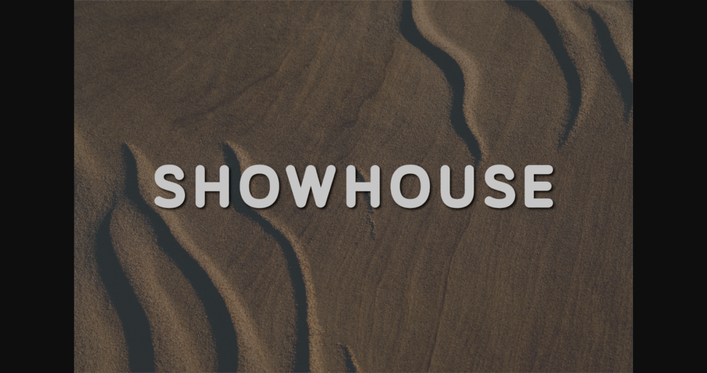 Showhouse Font Poster 3