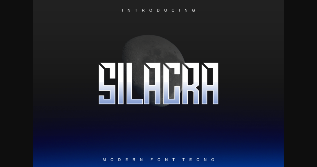 Silacra Font Poster 1