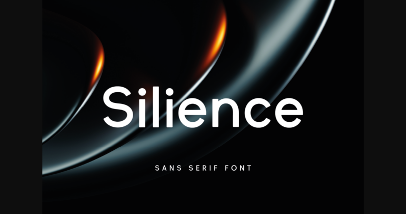 Silience Font Poster 3