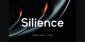 Silience Font Poster 1