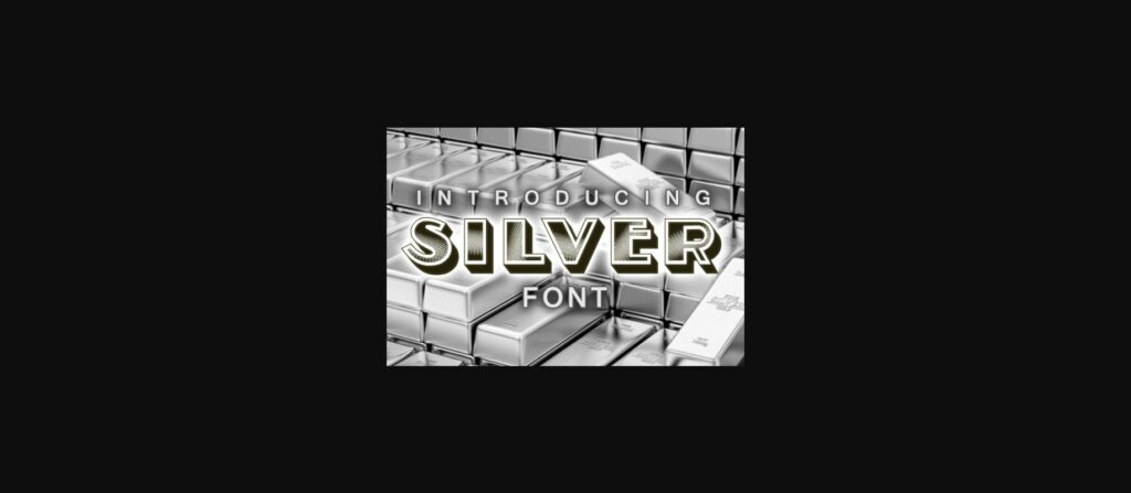 Silver Font Poster 3