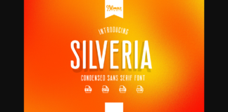 Silveria Font Poster 1