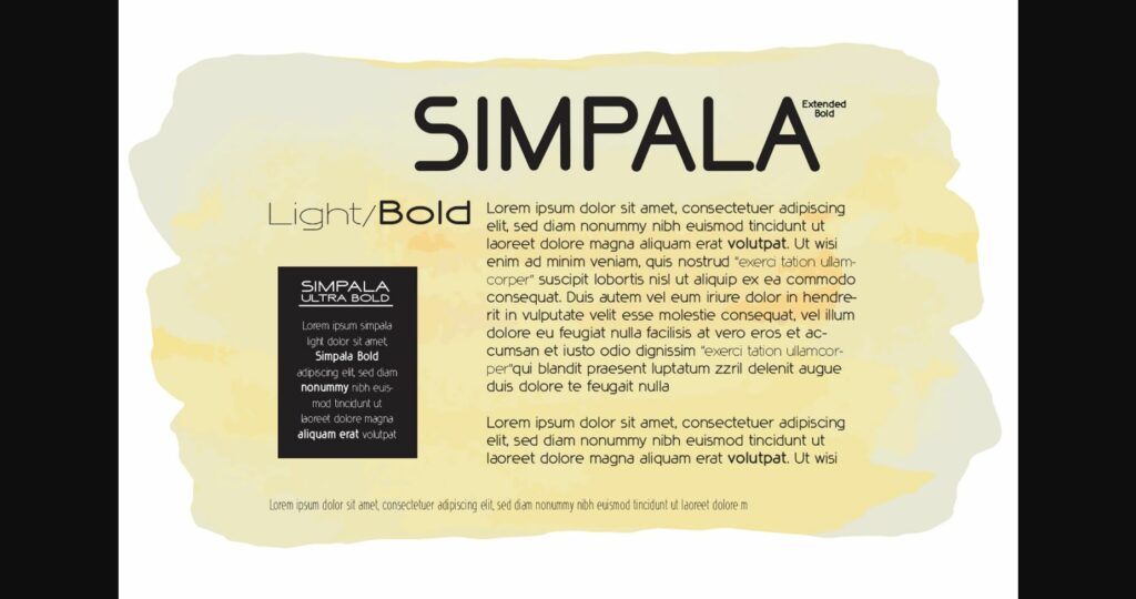 Simpala Font Poster 5