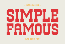 Simple Famous Font