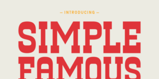 Simple Famous Font