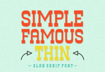 Simple Famous Thin Fonts