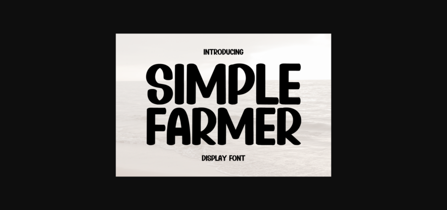 Simple Farmer Font Poster 1