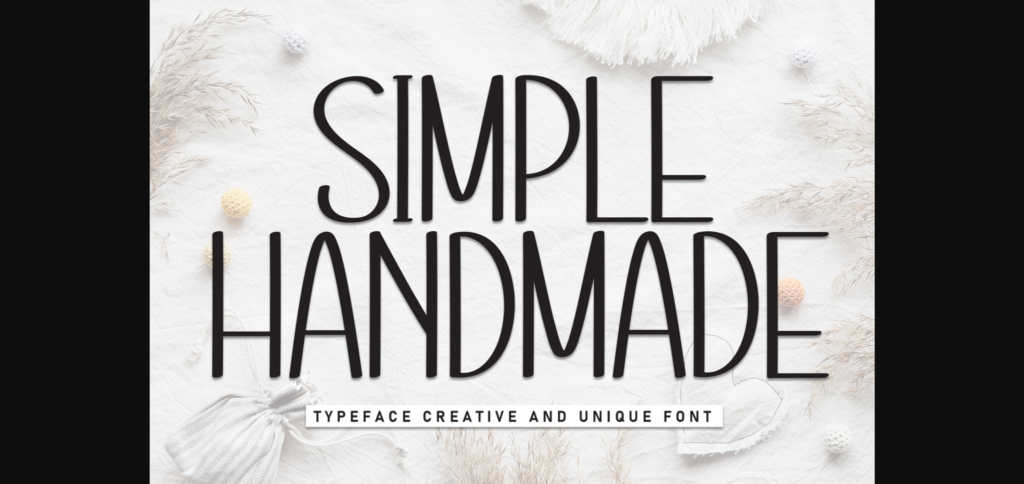 Simple Handmade Font Poster 3