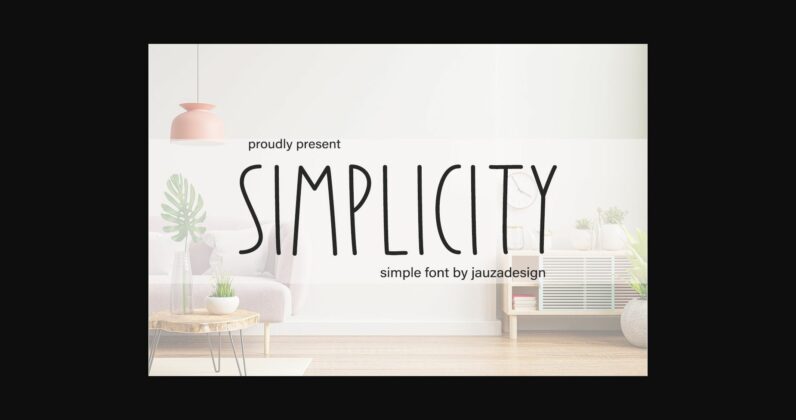 Simplicity Font Poster 1