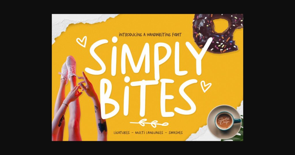 Simply Bites Font Poster 3