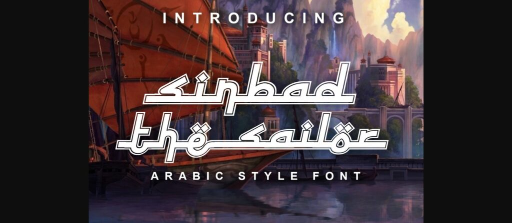 Sinbad the Sailor Font Poster 3