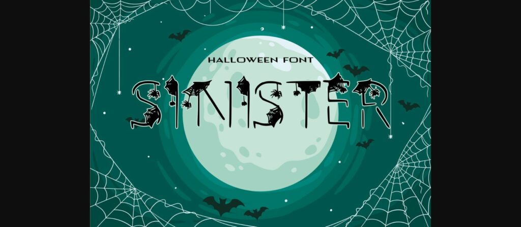 Sinister Font Poster 3