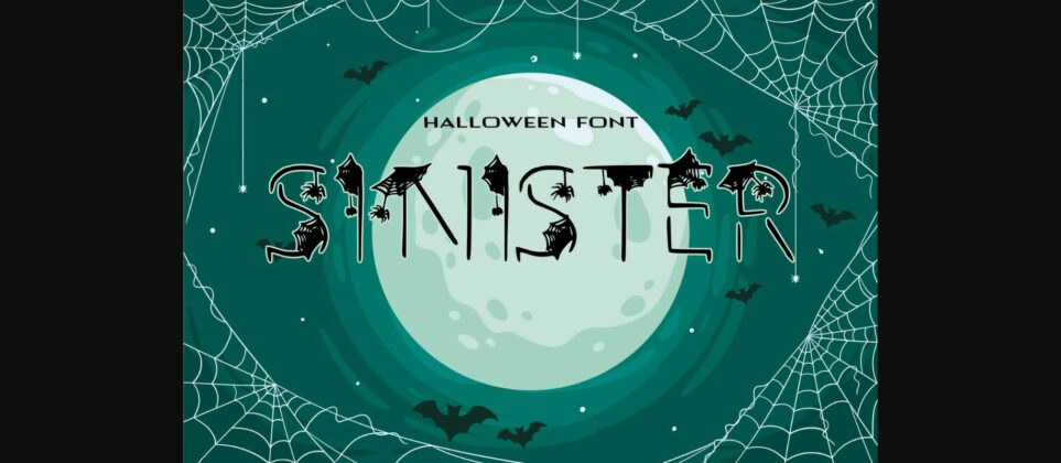 Sinister Font Poster 3