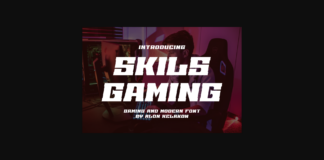 Skils Gaming Font Poster 1