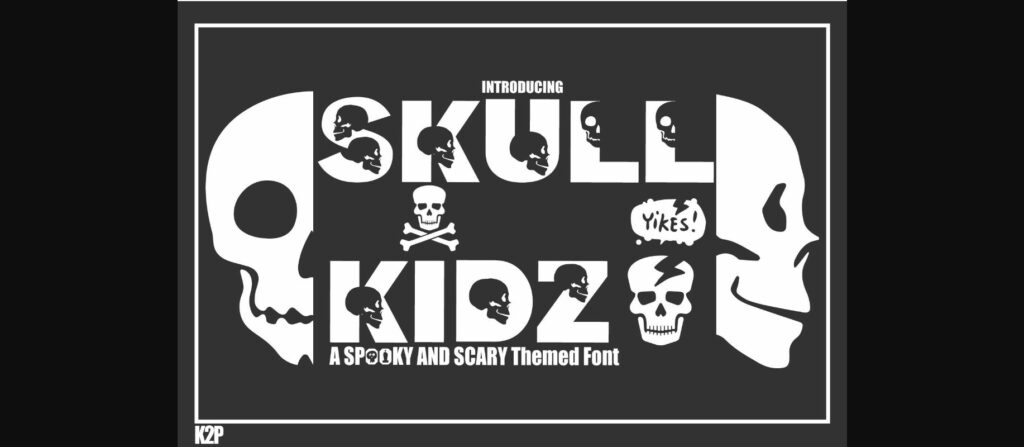 Skull Kidz Font Poster 1