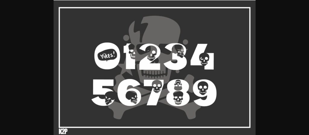 Skull Kidz Font Poster 6