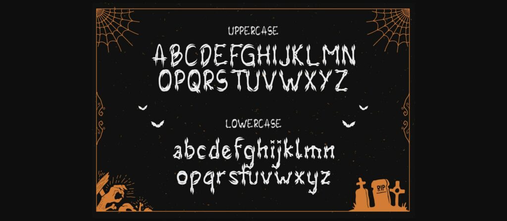 SkullBone Font Poster 2