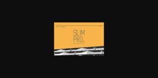 Slim Pro Font Poster 1