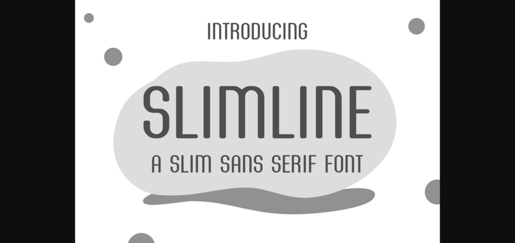 Slimline Font Poster 3