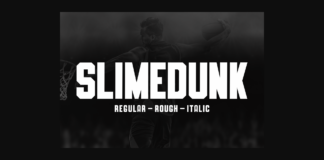 Slimedunk Font Poster 1