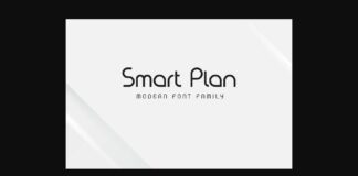 Smart Plan Font Poster 1