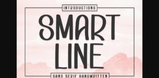 Smartline Font Poster 1