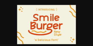 Smile Burger Font Poster 1