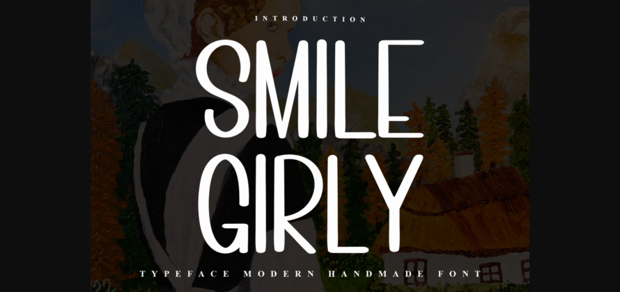 Smile Girly Font Poster 3