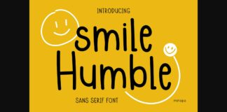 Smile Humble Font Poster 1