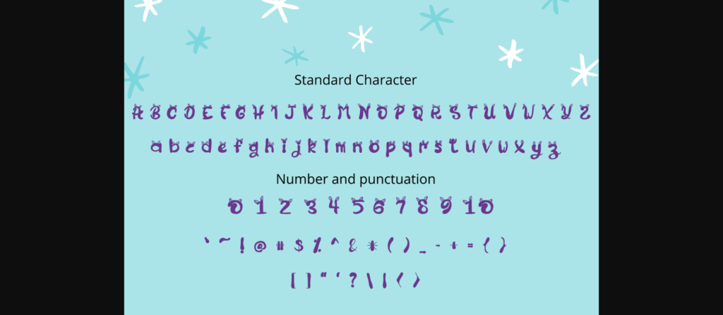 Smile Rabbit Font Poster 4