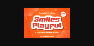 Smiles Playful Font Poster 1