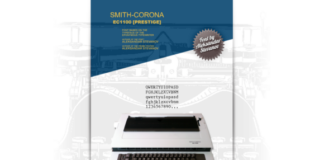 Smith Corona EC1100 Prestige Fonts