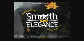 Smooth Elegance Font Poster 1