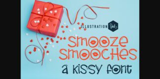 Smooze Smooches Font Poster 1