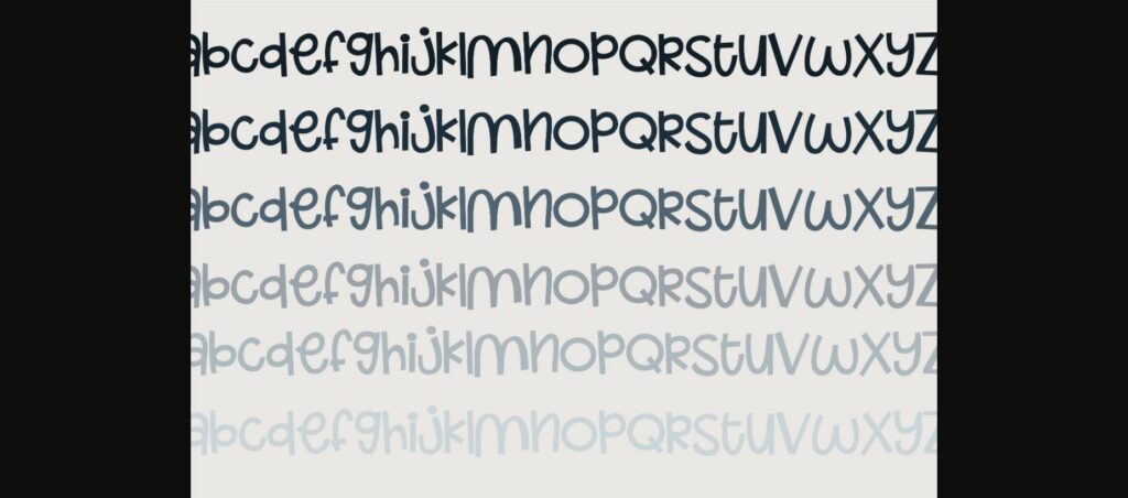 Snickometer Font Poster 7