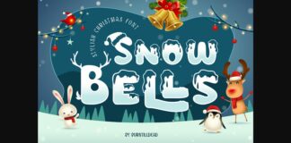 Snow Bells Font Poster 1