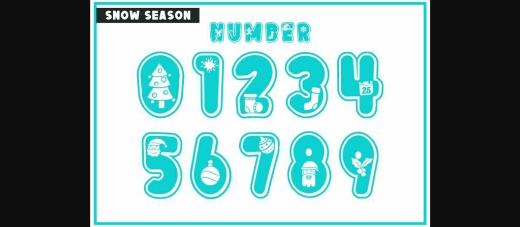 Snow Season Font Poster 6