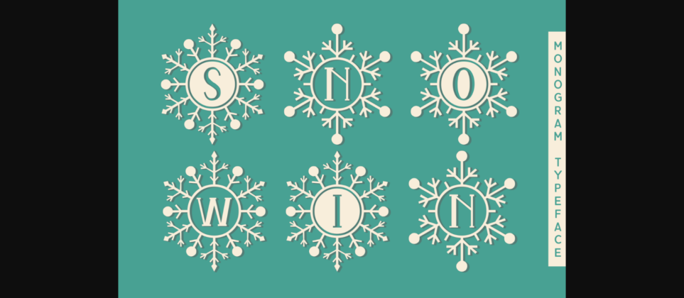 Snowin Font Poster 3