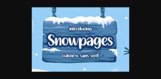 Snowpages Font Poster 1