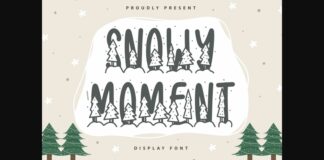 Snowy Moment Font Poster 1