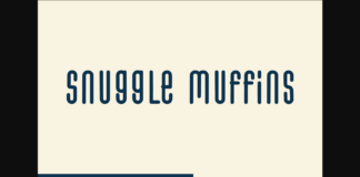 Snuggle Muffins Font Poster 1