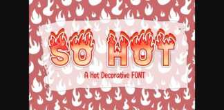 So Hot Font Poster 1