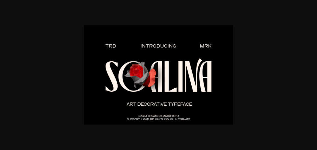 Soalina Font Poster 3