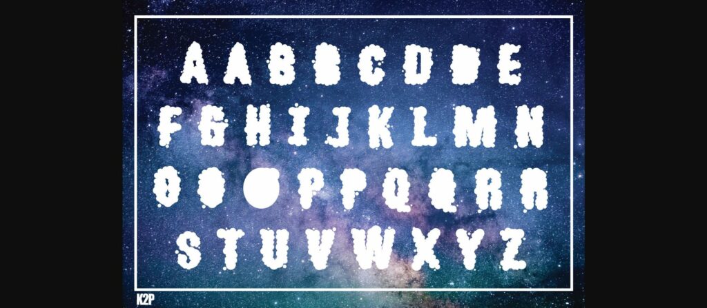 Soap Bubble Font Poster 4