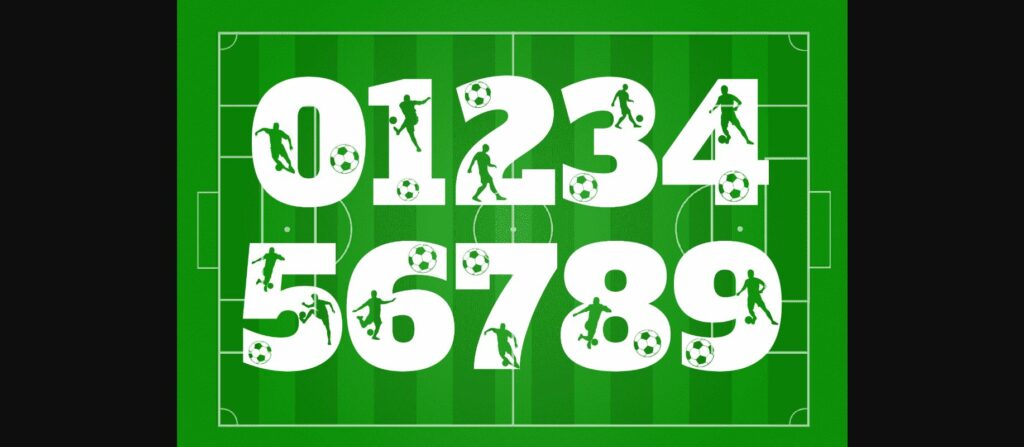 Soccer Font Poster 5